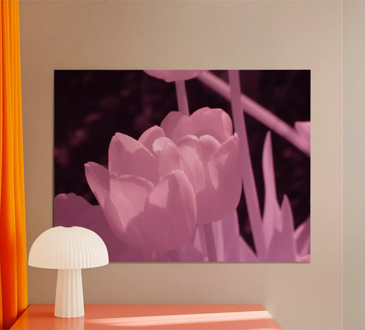 Delicati fiori di tulipano in luce infrarossa carta hahnemühle da Alexandra Joseph Fotomomente