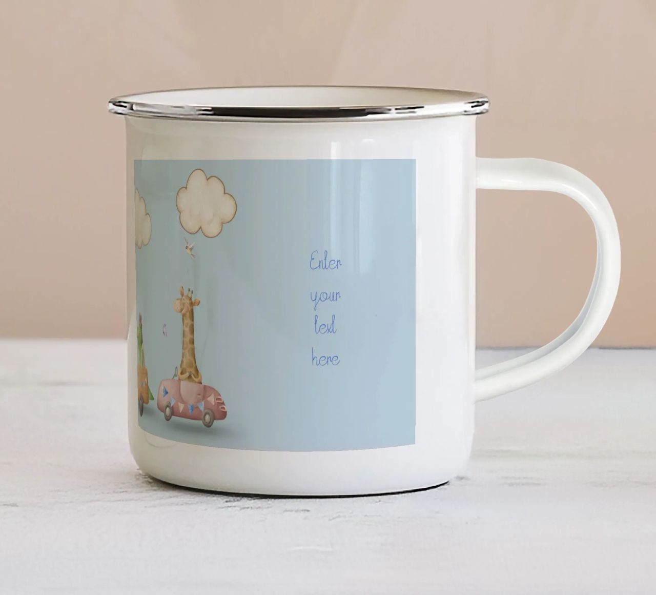Guida dei piccoli avventurieri tazza in smalto da Doodle Dreams Art