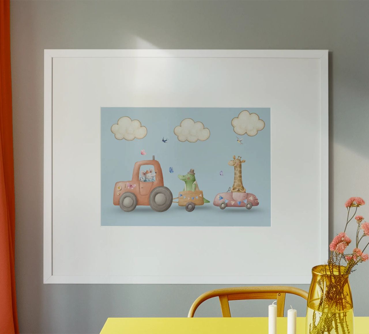 Little Adventurers Drive poster by Doodle Dreams Art