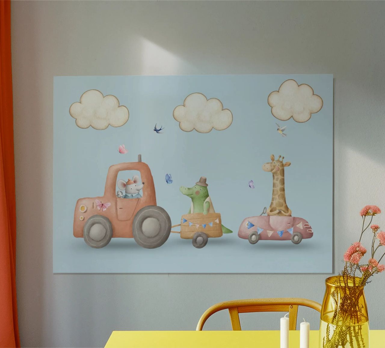 Little Adventurers Drive poster by Doodle Dreams Art