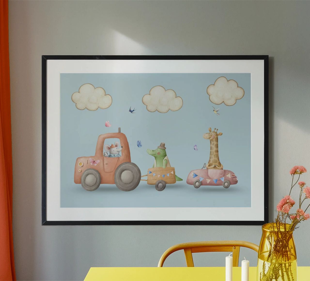 Little Adventurers Drive poster by Doodle Dreams Art