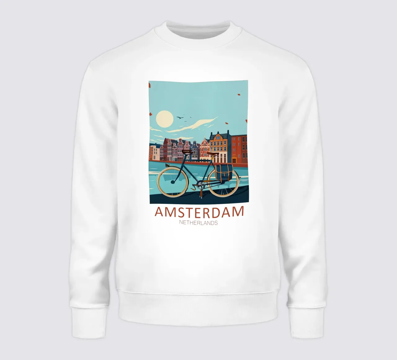 Amsterdam travel Netherlands sweatshirt by Liliestudio
