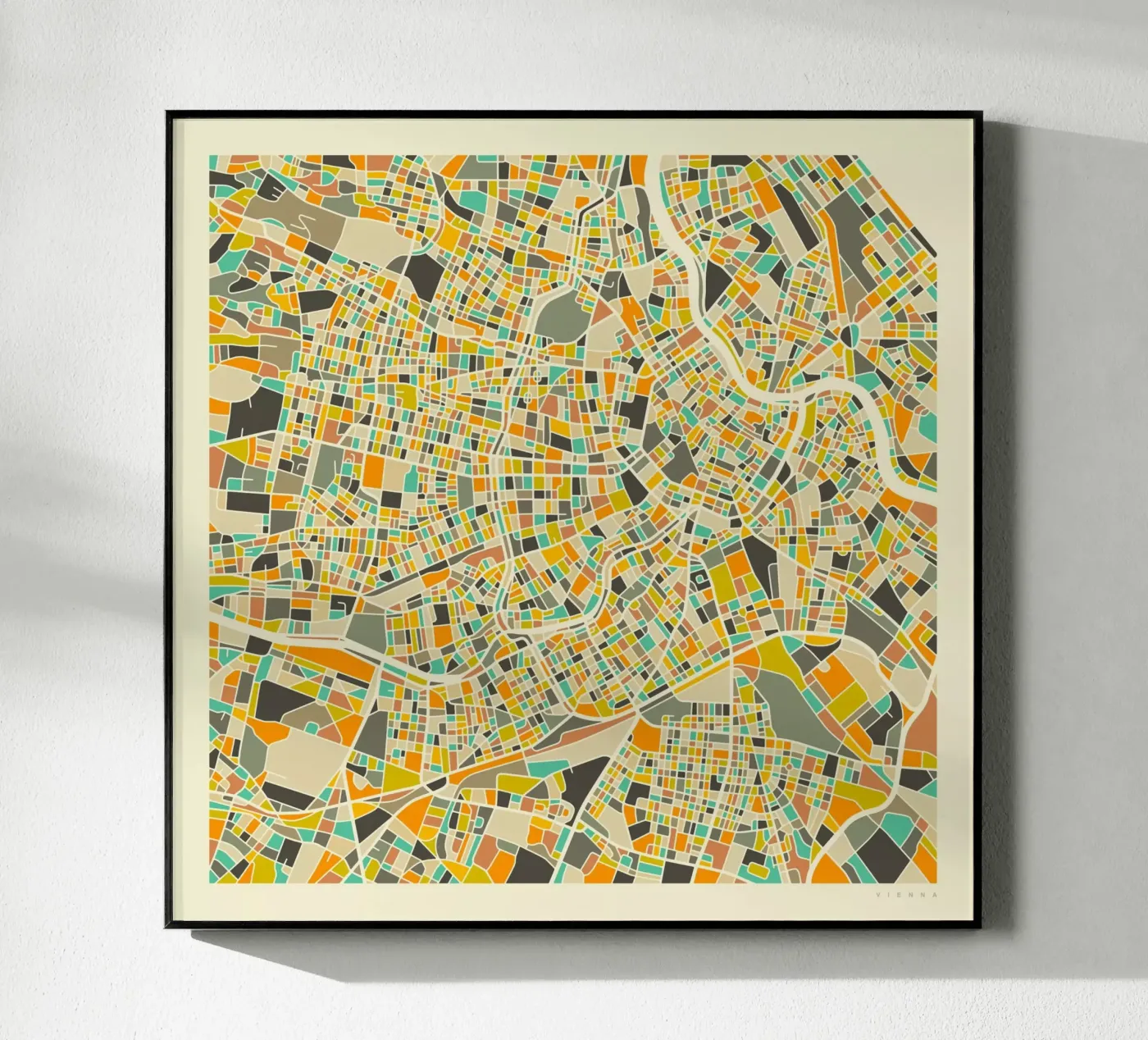 Vienna Map plexiglass da Jazzberry Blue