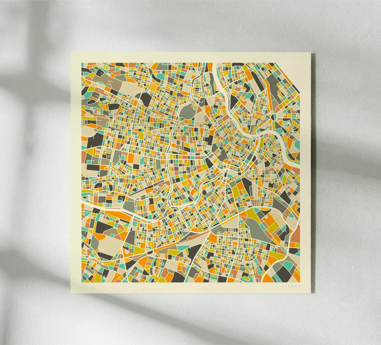 Vienna Map plexiglass da Jazzberry Blue