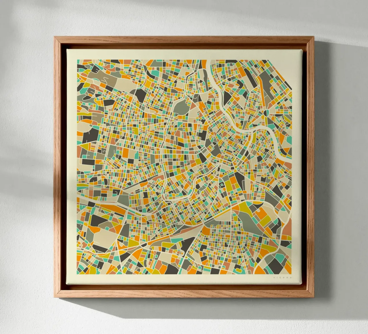 Vienna Map tela da Jazzberry Blue