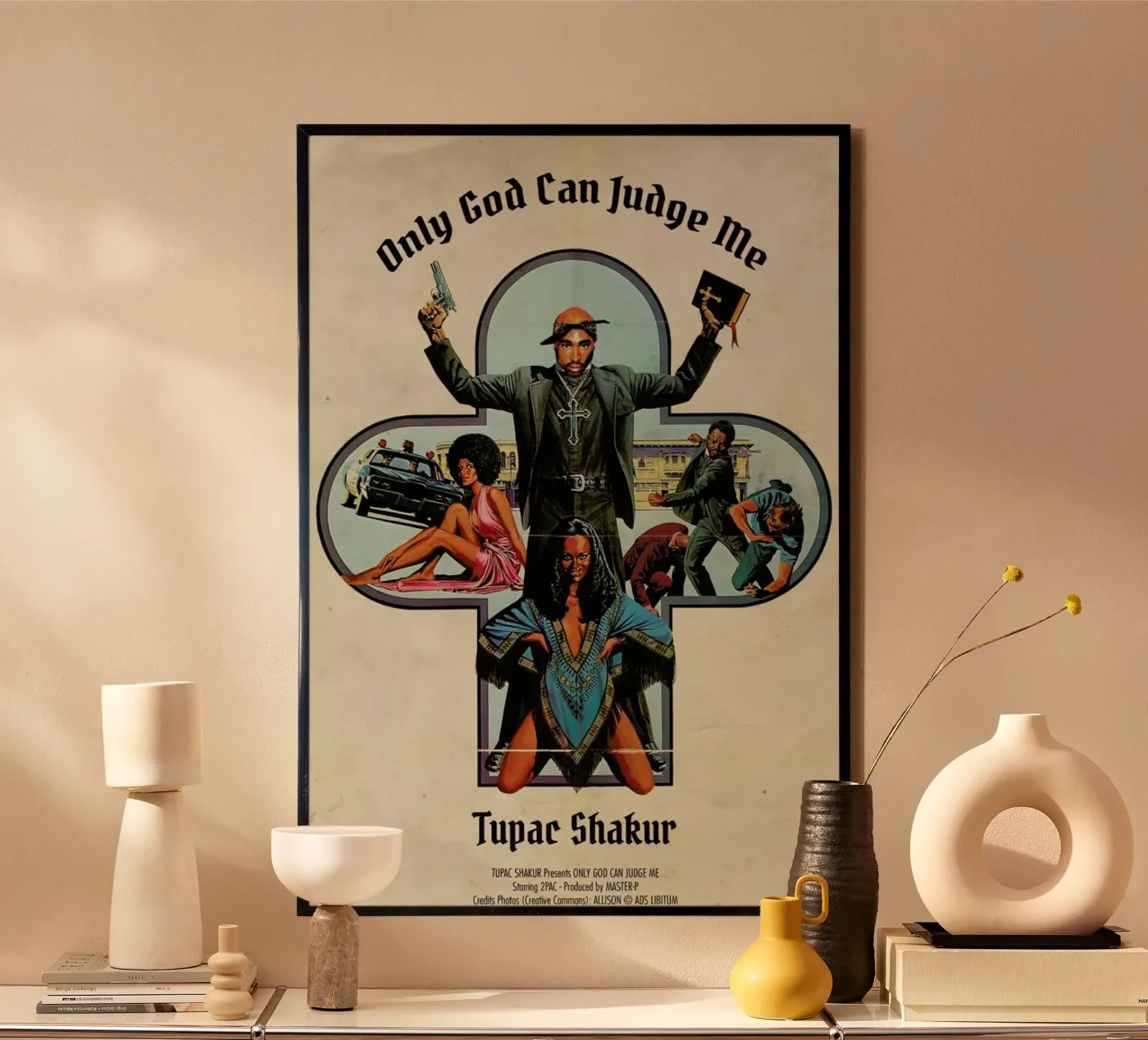2 Pac poster van Ads Libitum