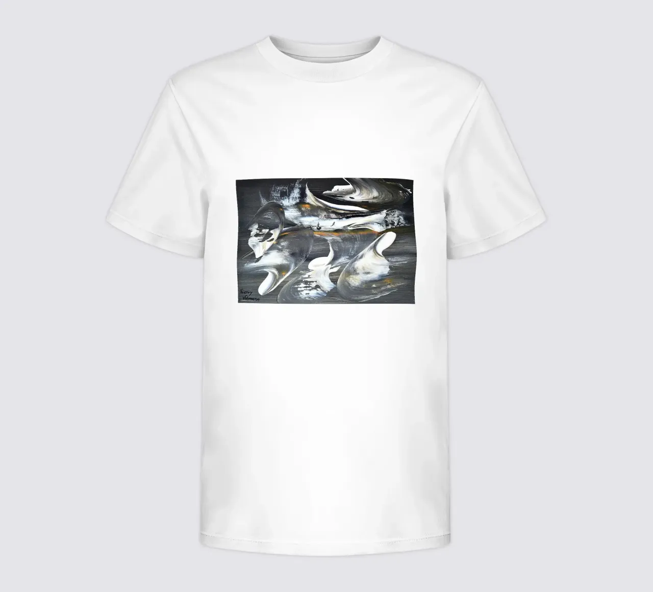 MESSAGE FROM THE HEART 17 t-shirt bambini da Thierry Vobmann Abstract painting