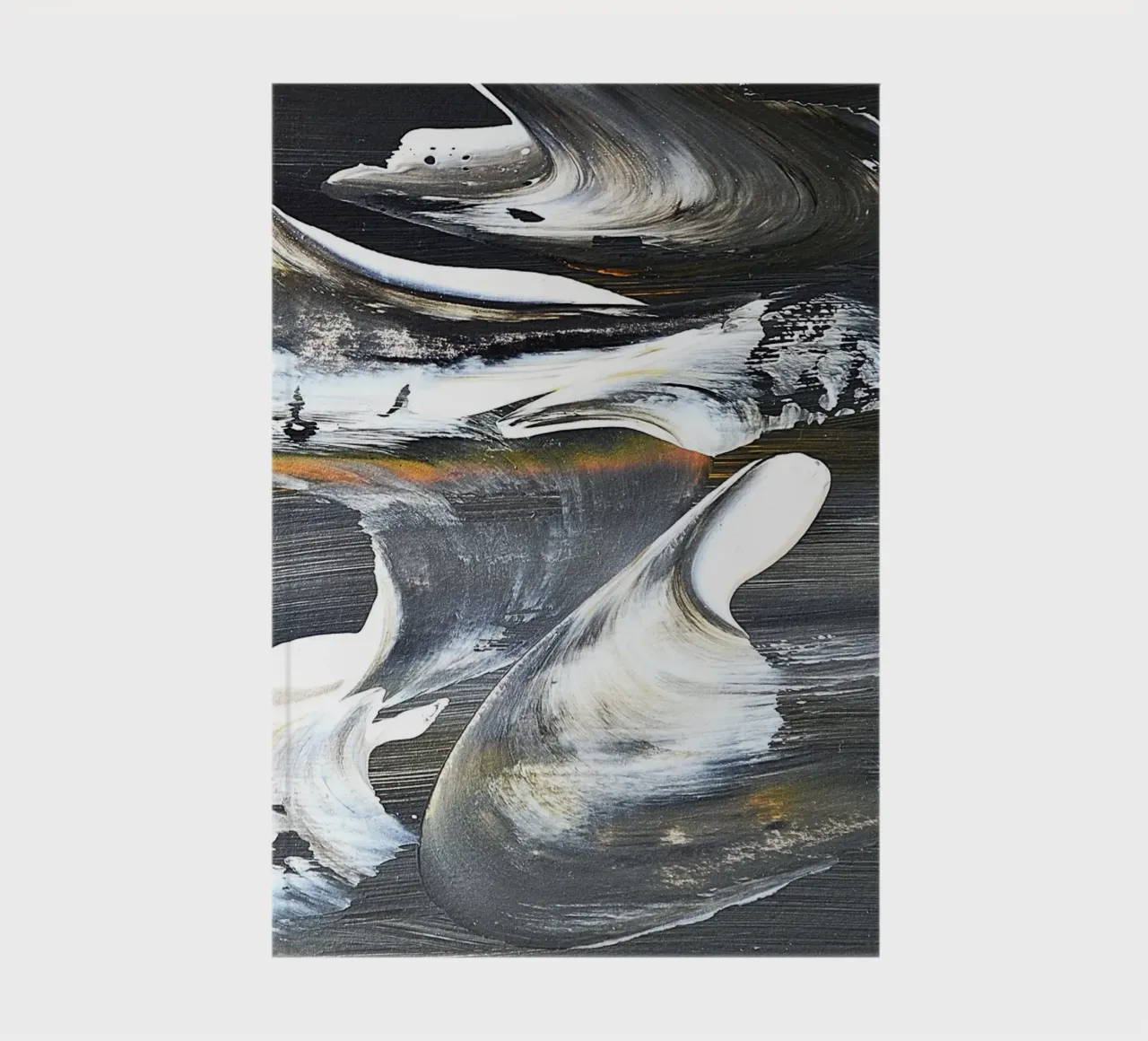 MESSAGE FROM THE HEART 17 notebook by Thierry Vobmann Abstract painting