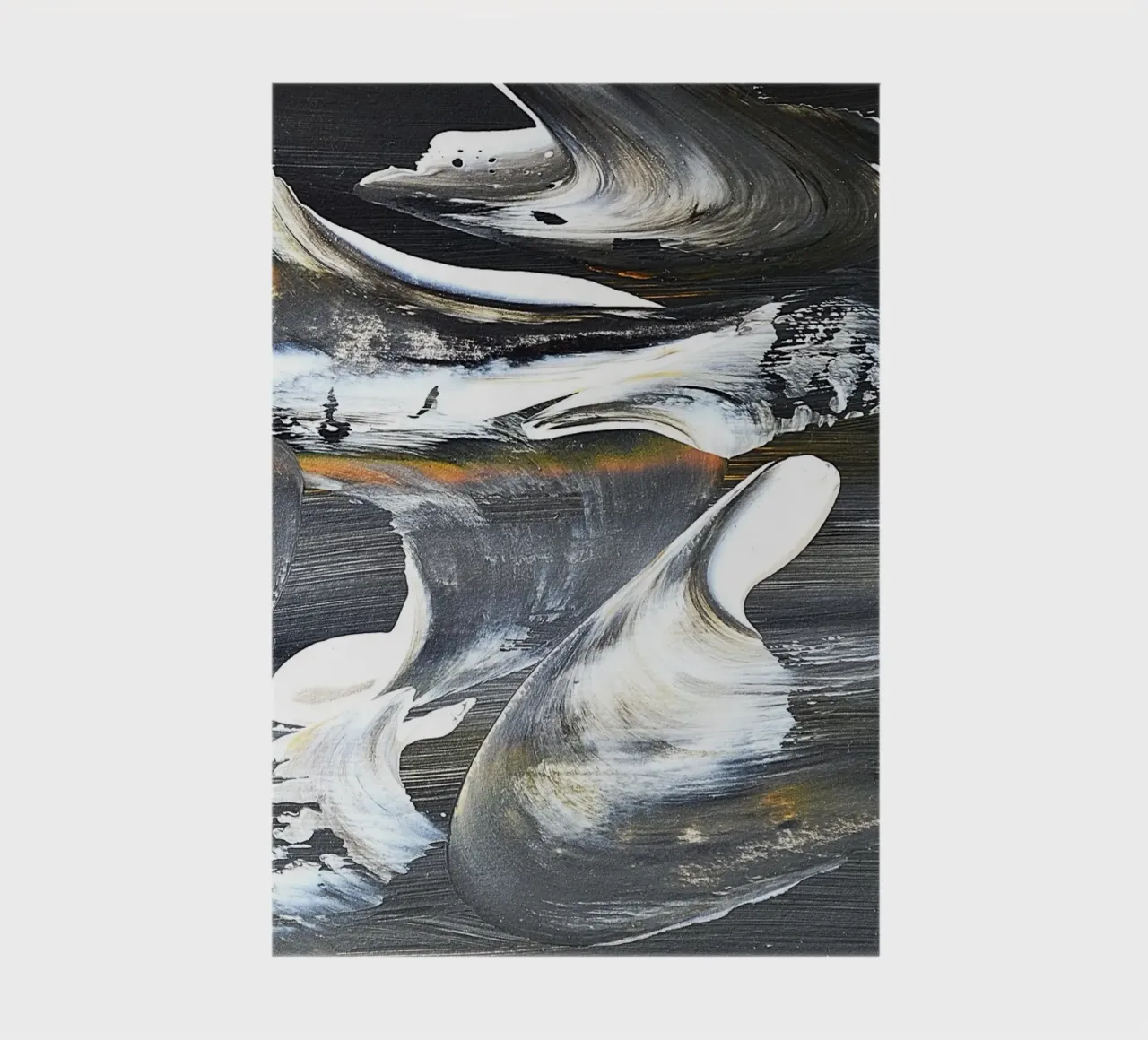 MESSAGE FROM THE HEART 17 notebook by Thierry Vobmann Abstract painting