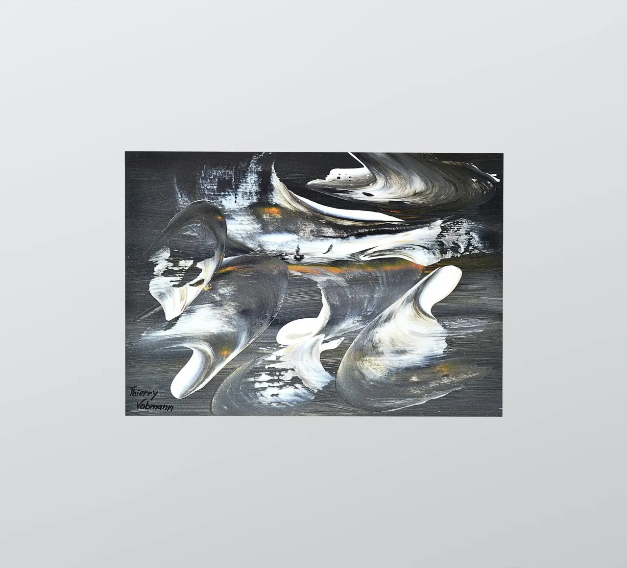 MESSAGE FROM THE HEART 17 pegatina de Thierry Vobmann Abstract painting