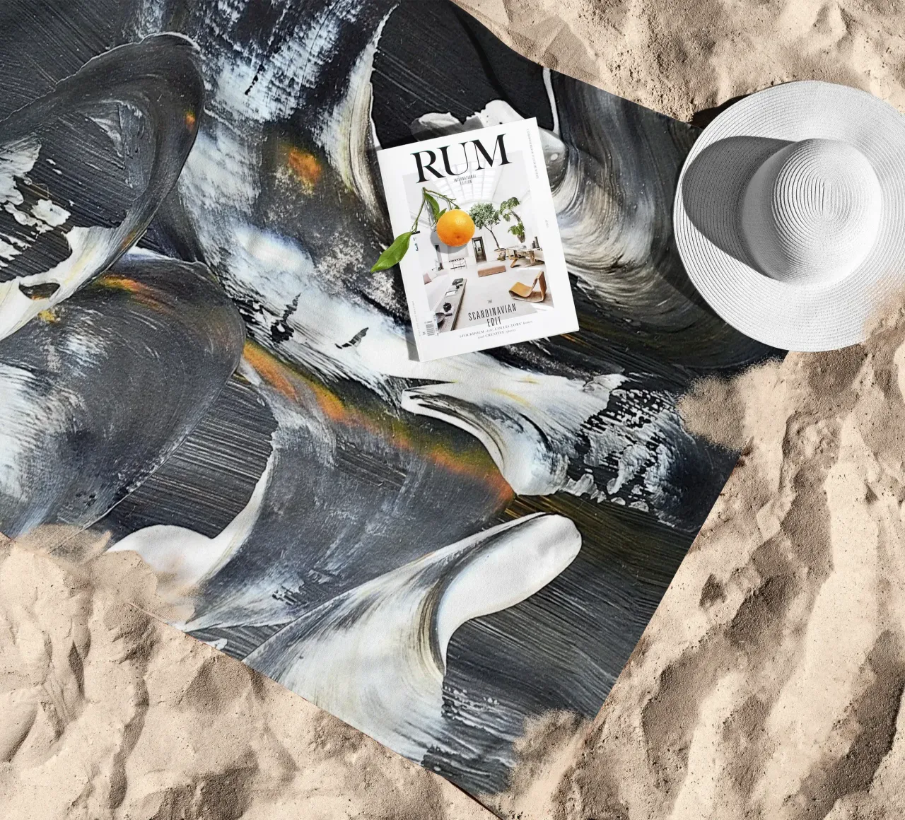 MESSAGE FROM THE HEART 17 telo mare da Thierry Vobmann Abstract painting