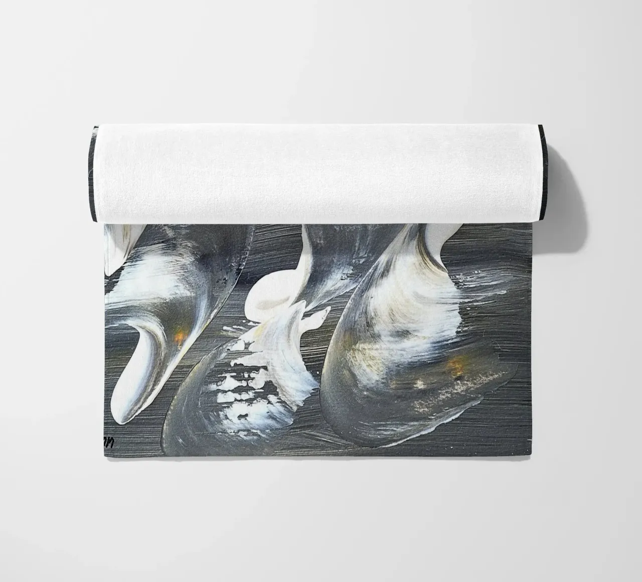 MESSAGE FROM THE HEART 17 telo mare da Thierry Vobmann Abstract painting