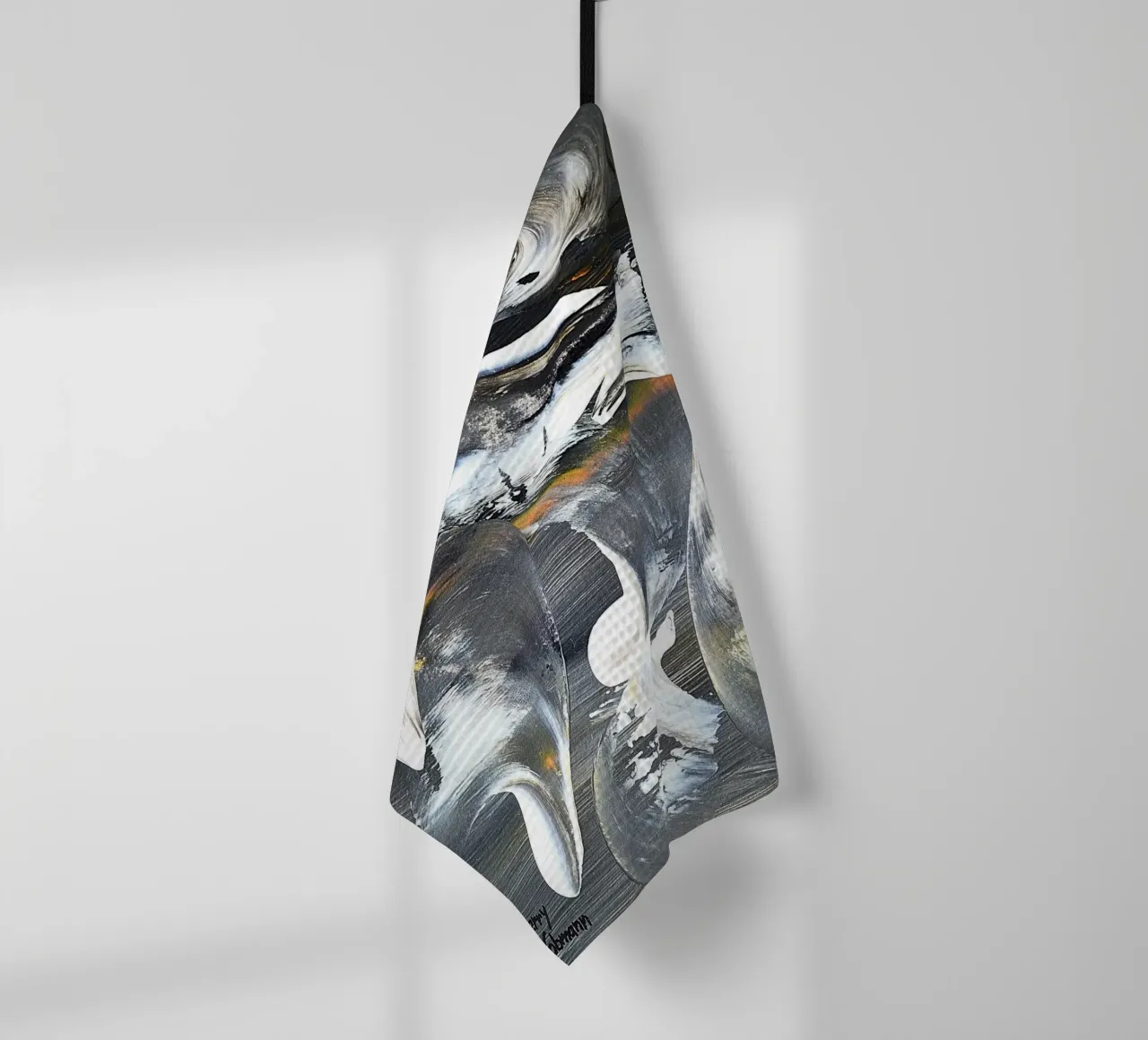 MESSAGE FROM THE HEART 17 canovaccio da cucina da Thierry Vobmann Abstract painting