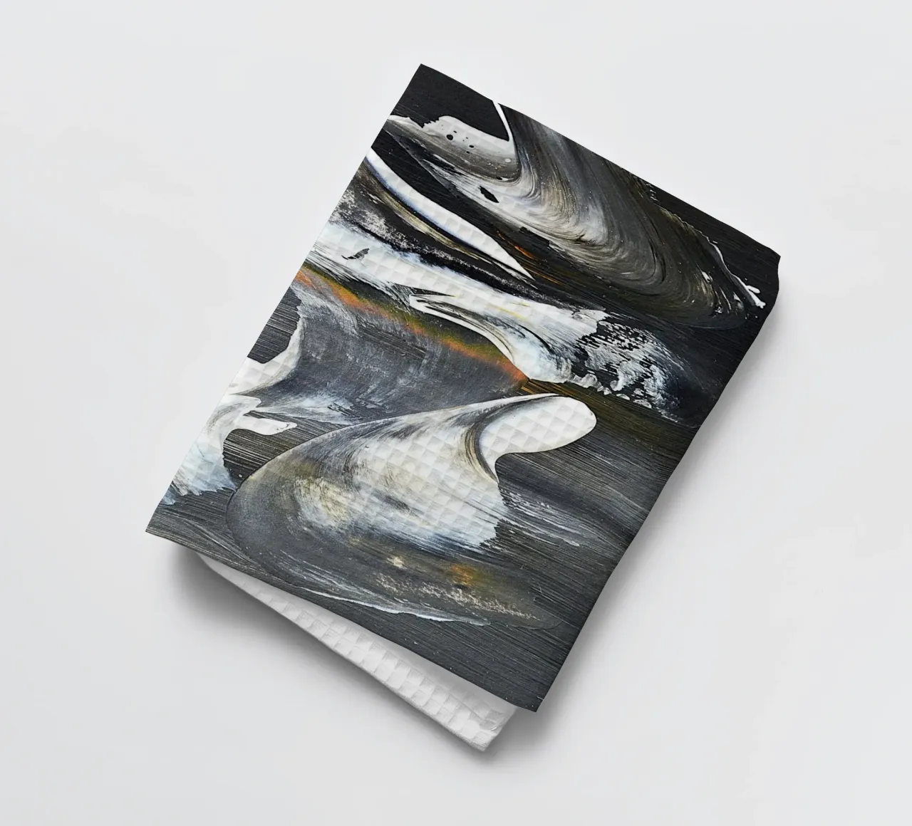 MESSAGE FROM THE HEART 17 canovaccio da cucina da Thierry Vobmann Abstract painting