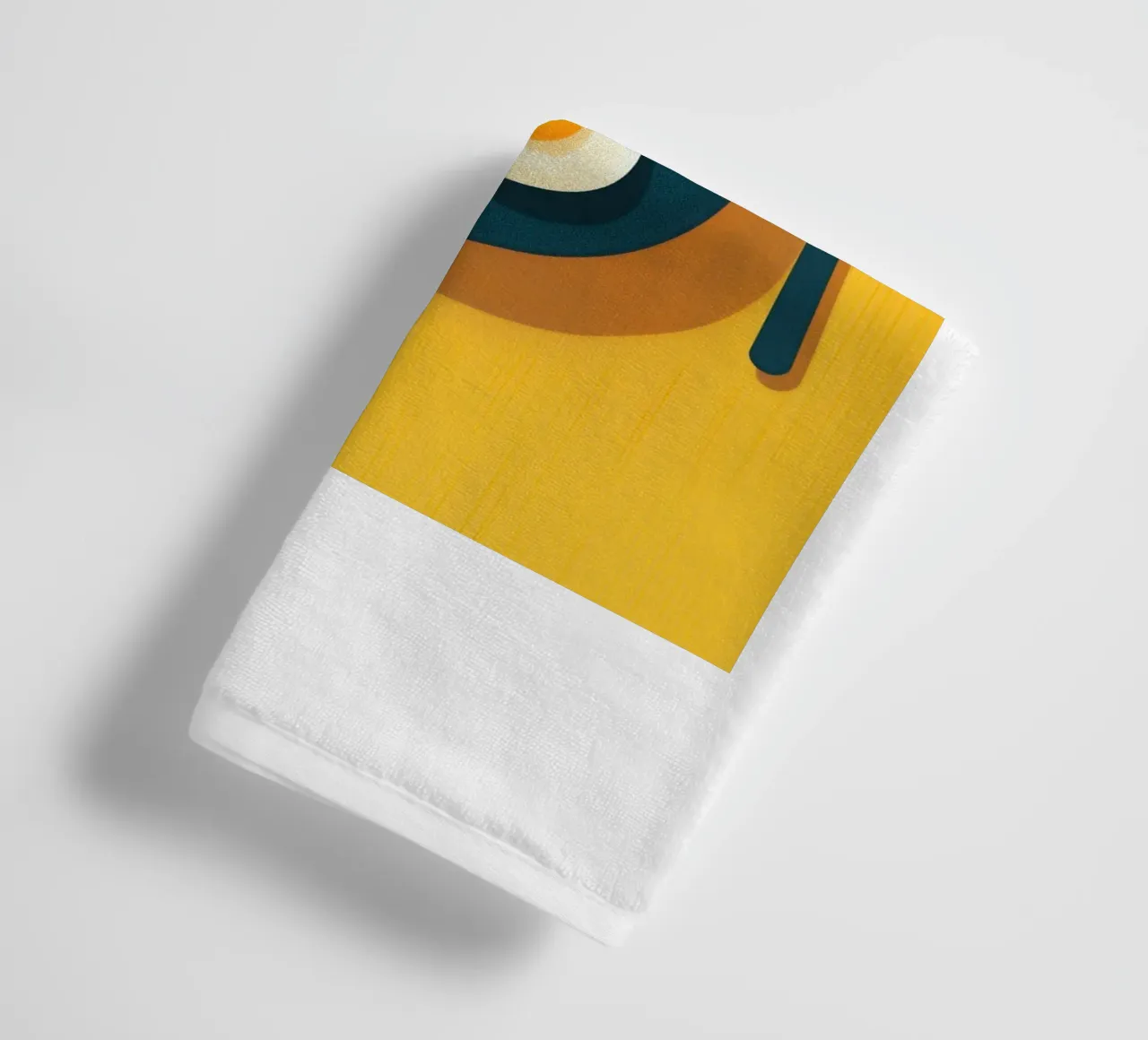 two fried eggs towel by Carinaprint