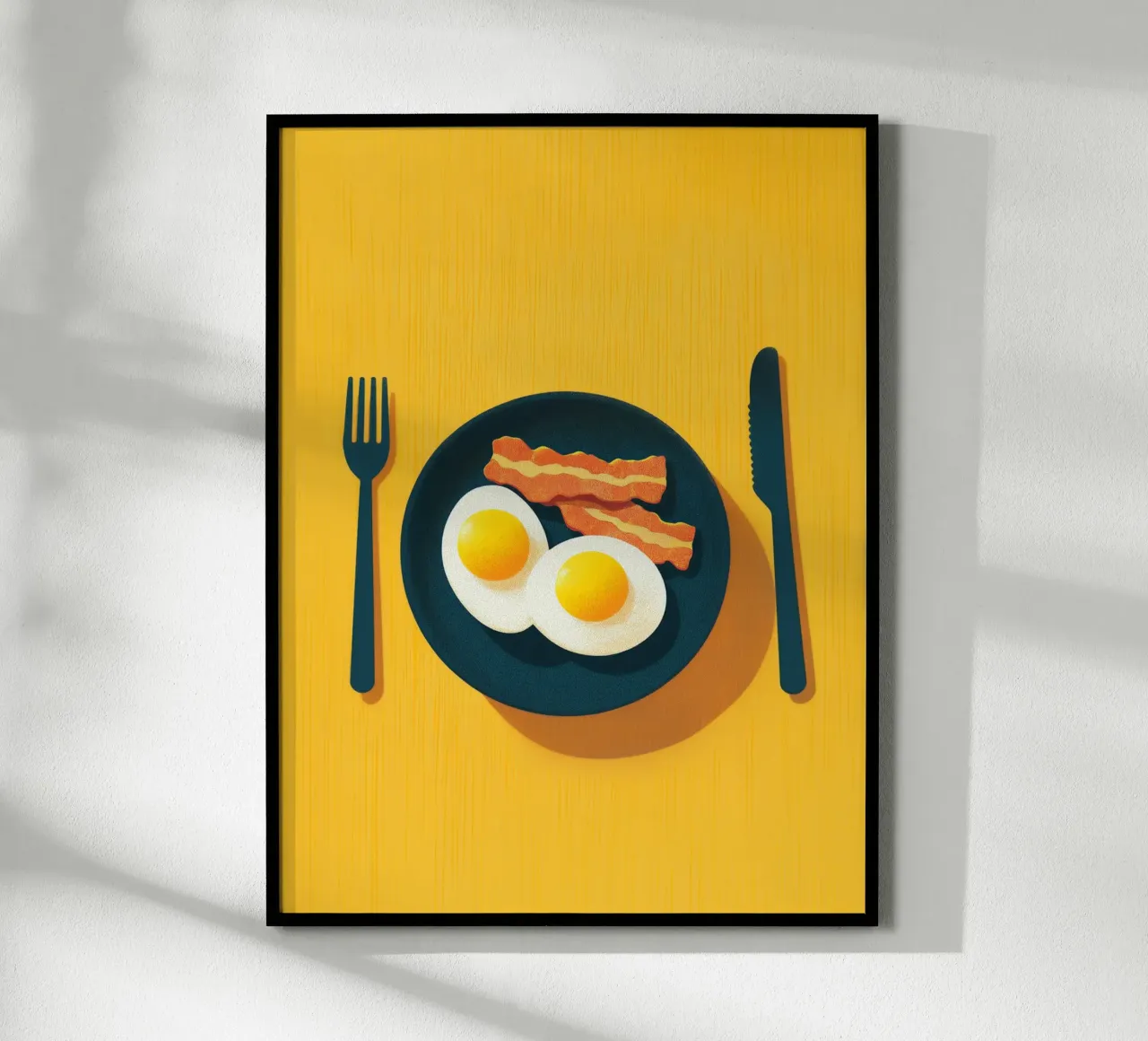 due uova fritte poster da Carinaprint