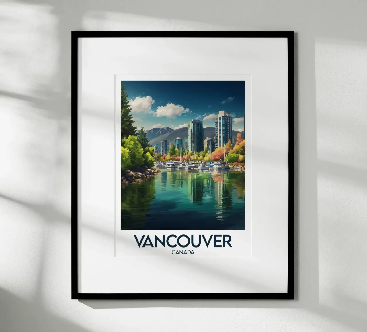 Poster di Vancouver poster da Frame the World