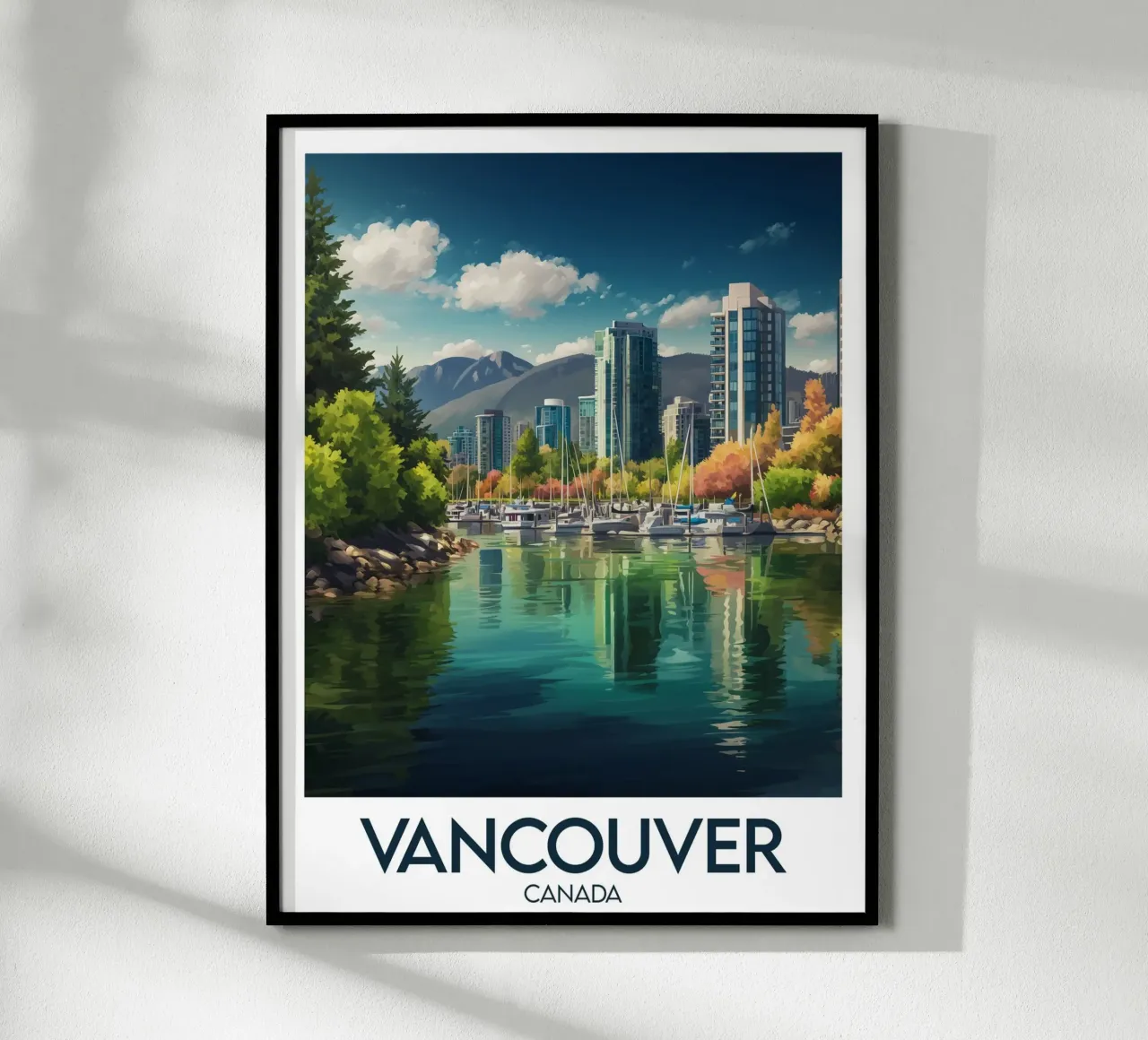 Poster di Vancouver poster da Frame the World