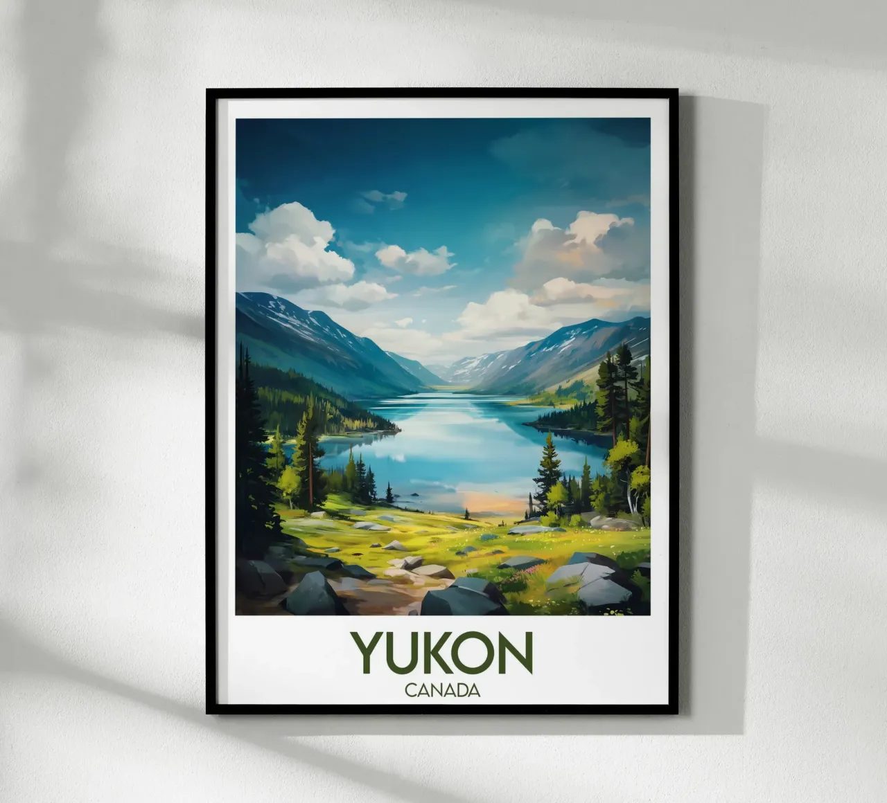 Affiche Yukon Canada Poster von Frame the World