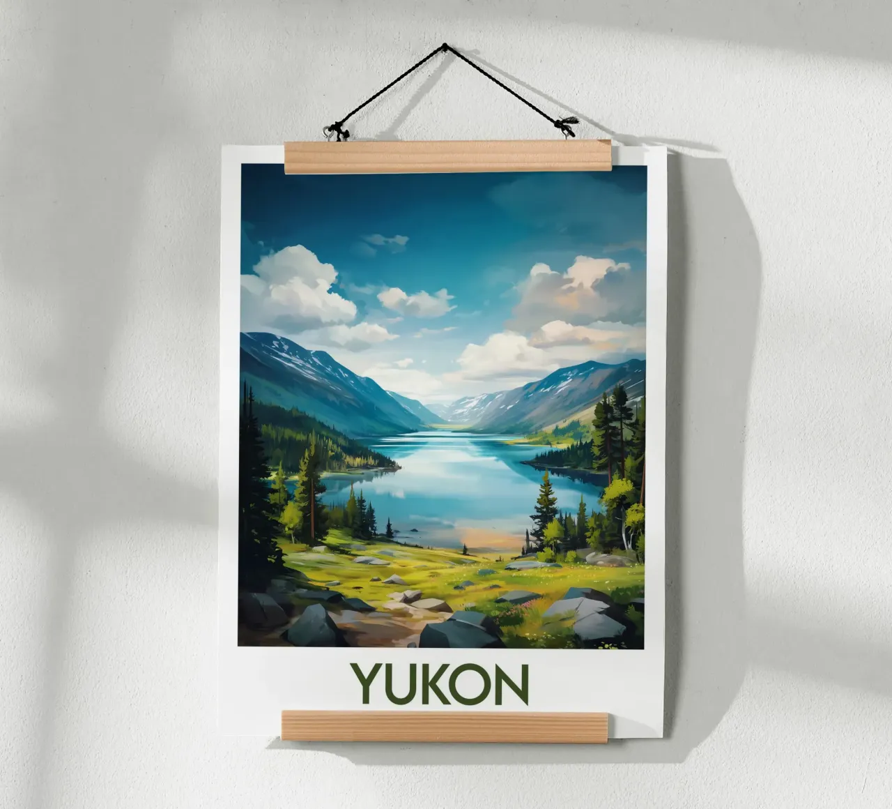 Affiche Yukon Canada Poster von Frame the World
