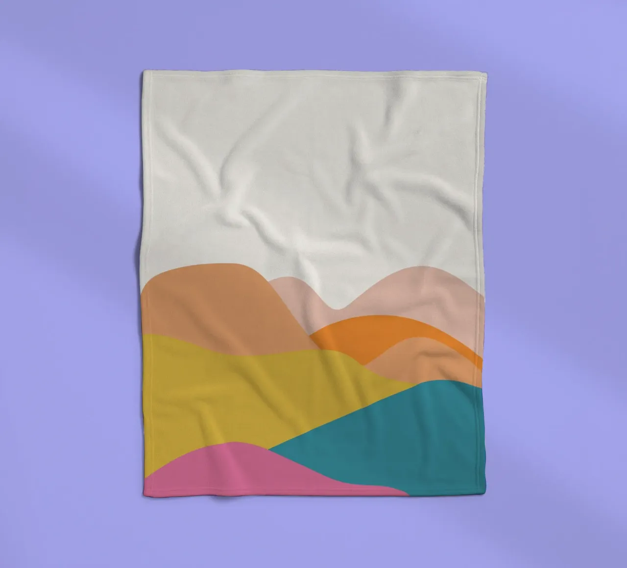 Le colline sono vive coperta in pile da Rose Beck Art