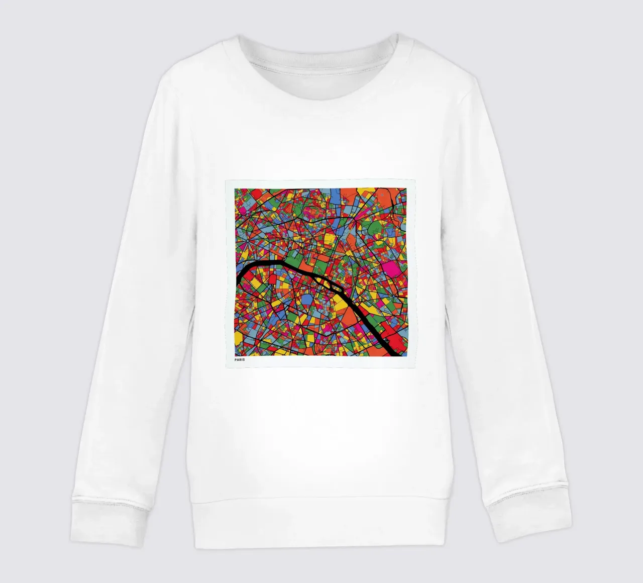 Paris kids sweatshirt by The Cartography Collection