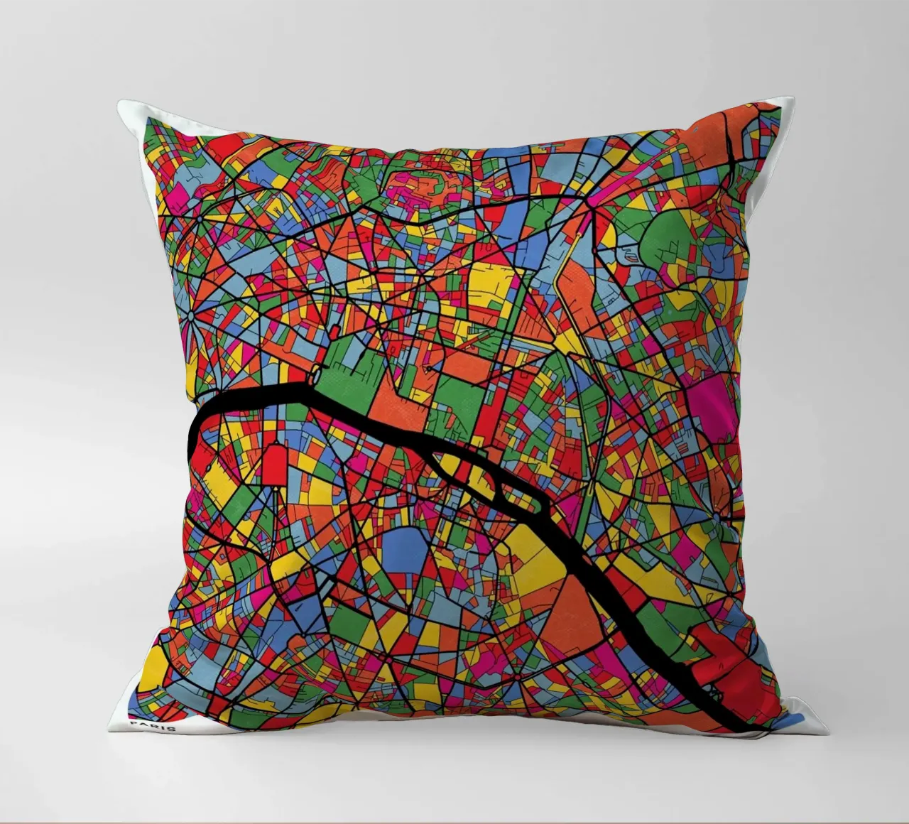 Paris decorative cushion by The Cartography Collection