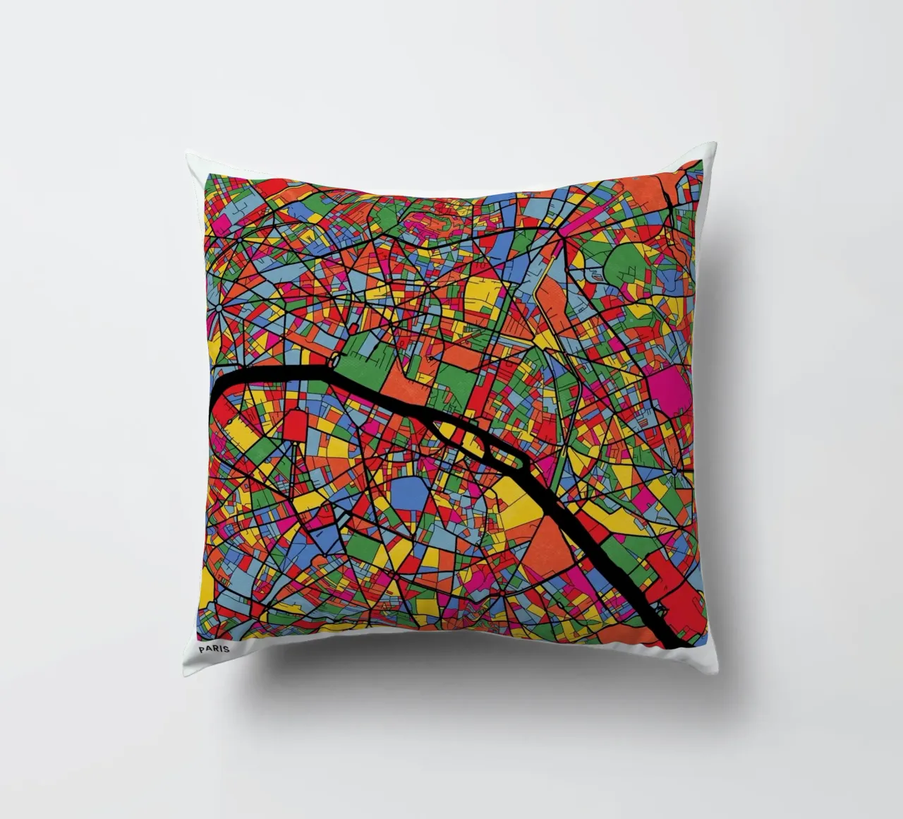 Paris decorative cushion by The Cartography Collection