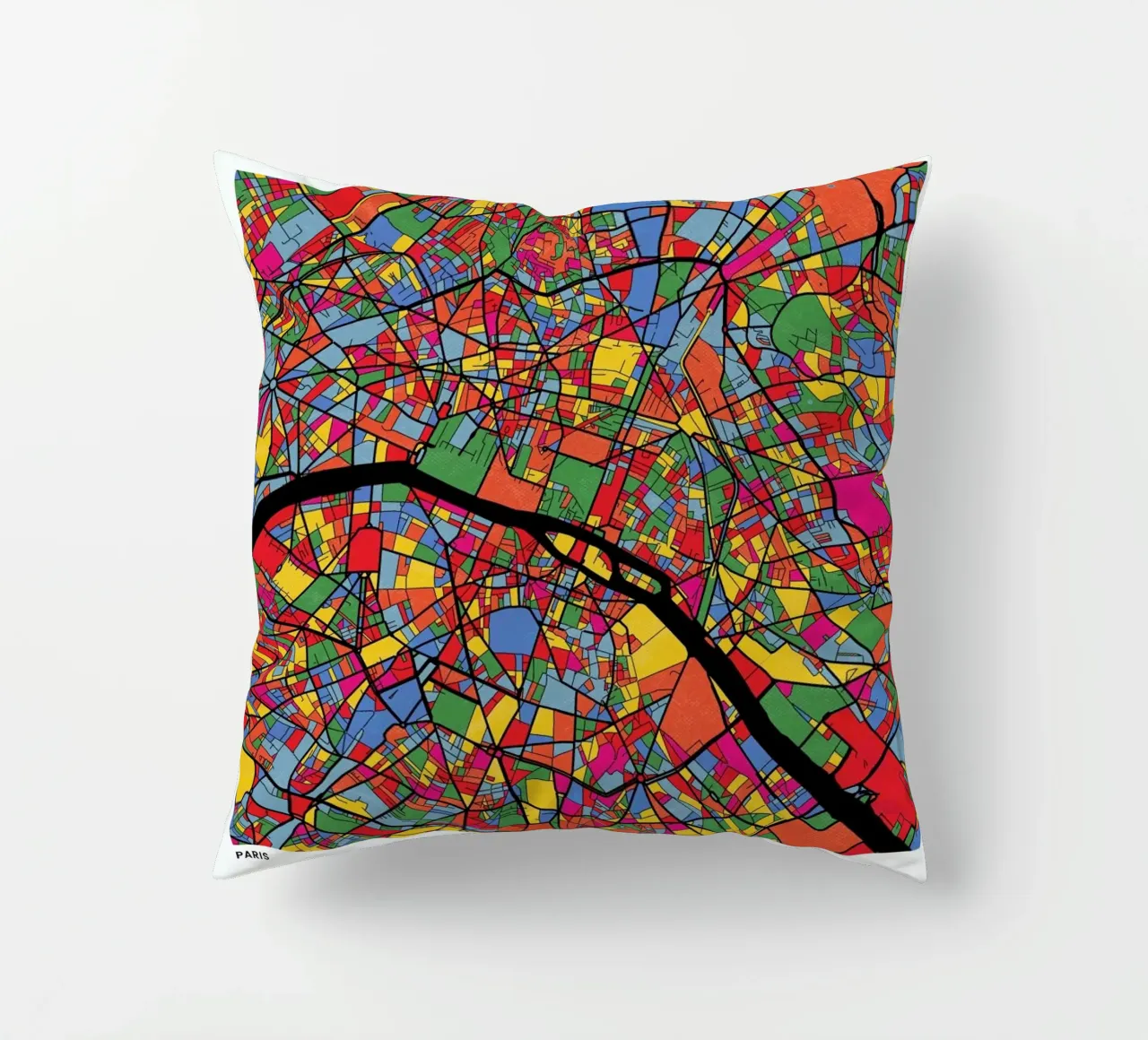 Paris decorative cushion by The Cartography Collection