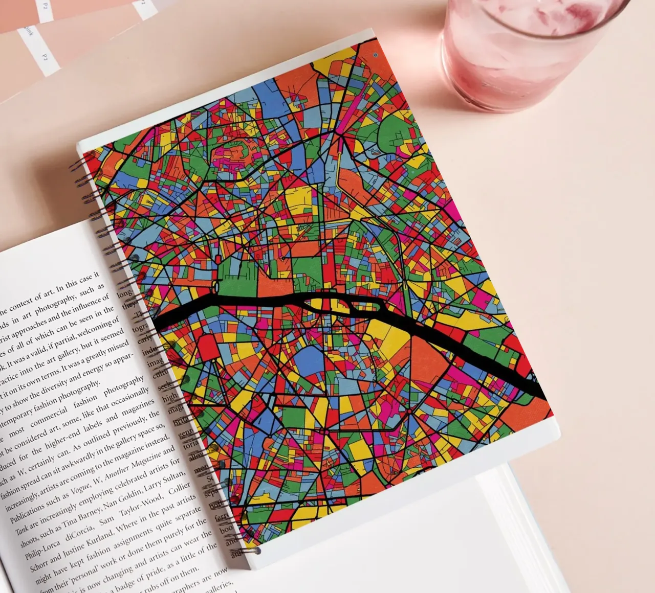 Paris spiral notebook by The Cartography Collection