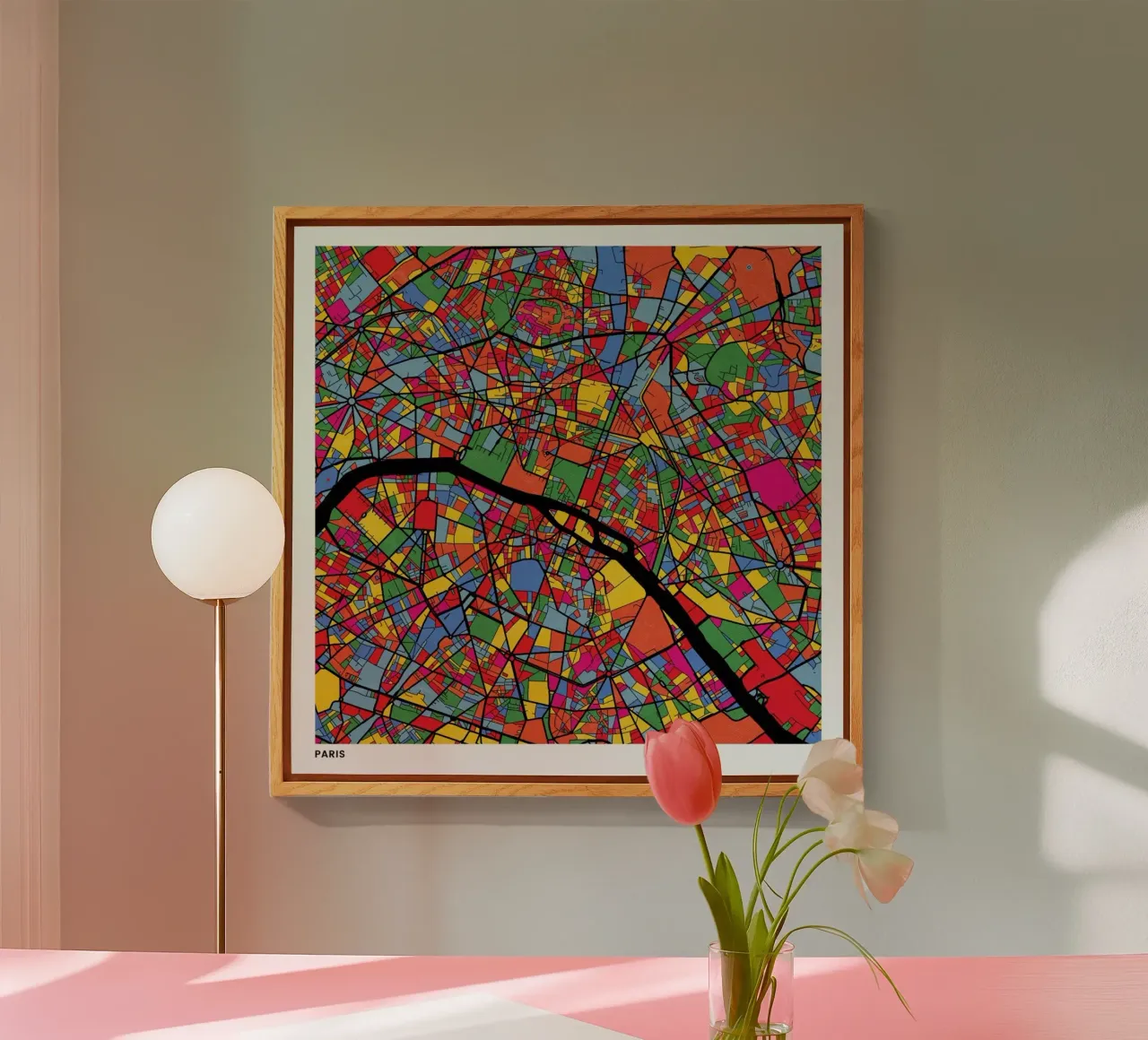 Paris plexiglass da The Cartography Collection