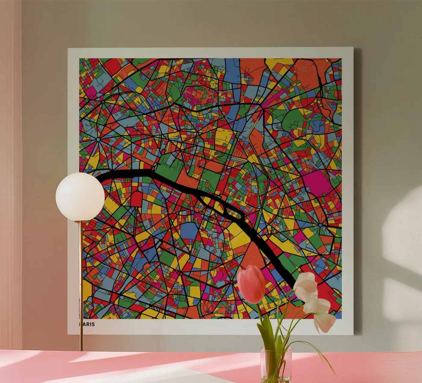 Paris tela da The Cartography Collection