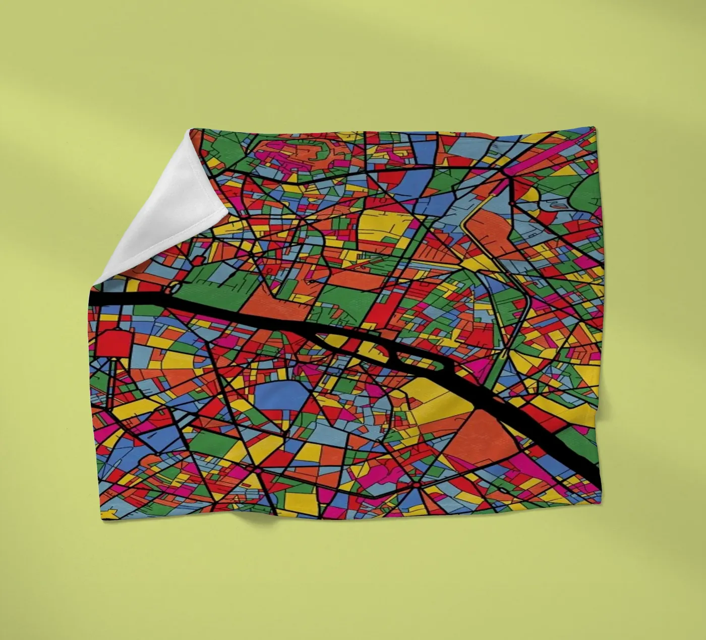 Paris fleecedeken van The Cartography Collection