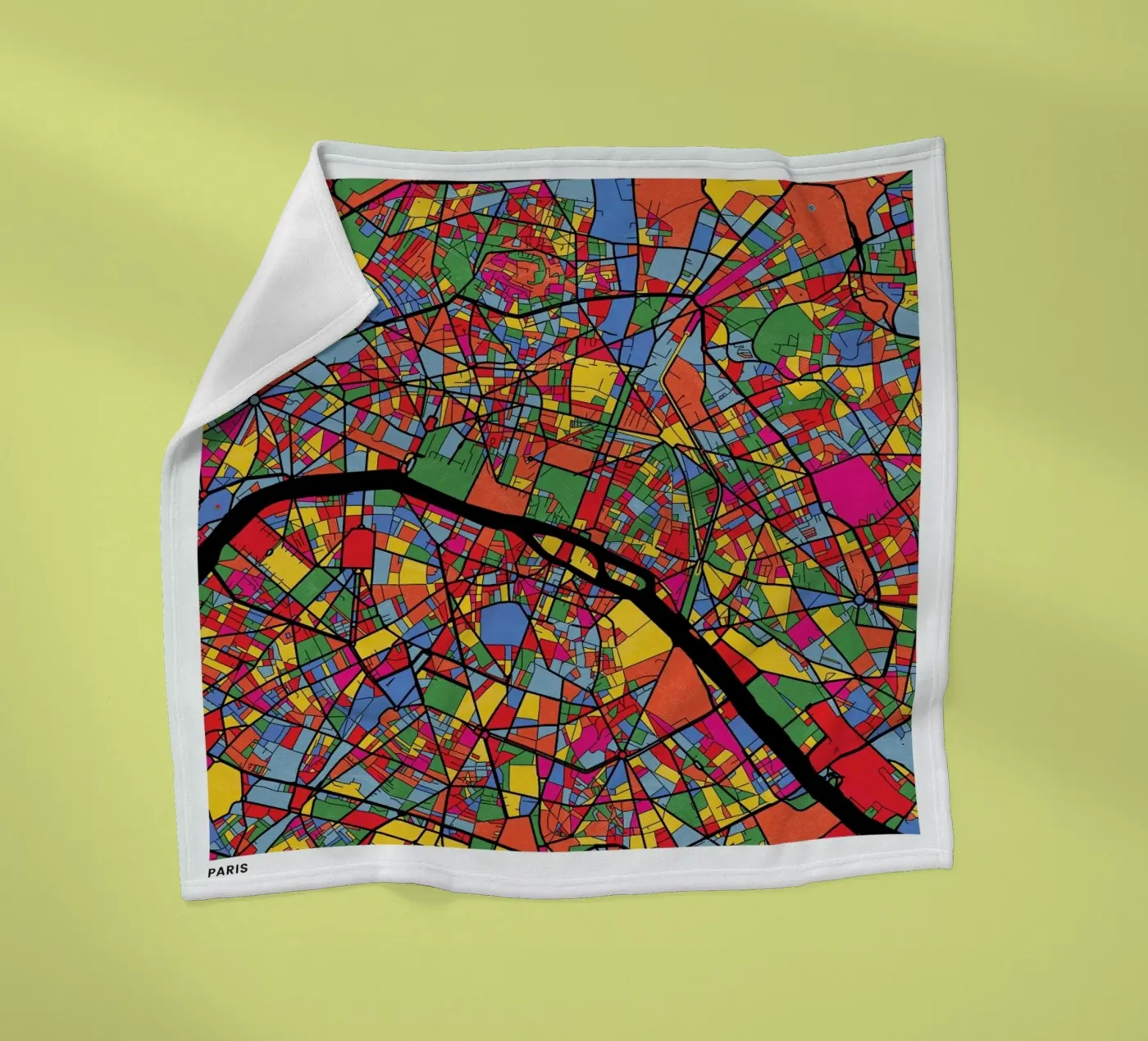 Paris fleecedeken van The Cartography Collection