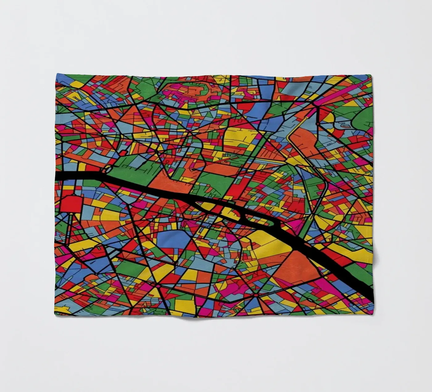 Paris fleecedeken van The Cartography Collection