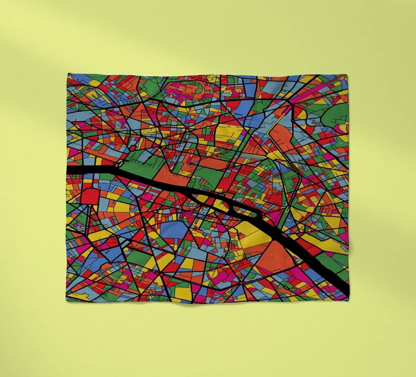 Paris fleecedeken van The Cartography Collection