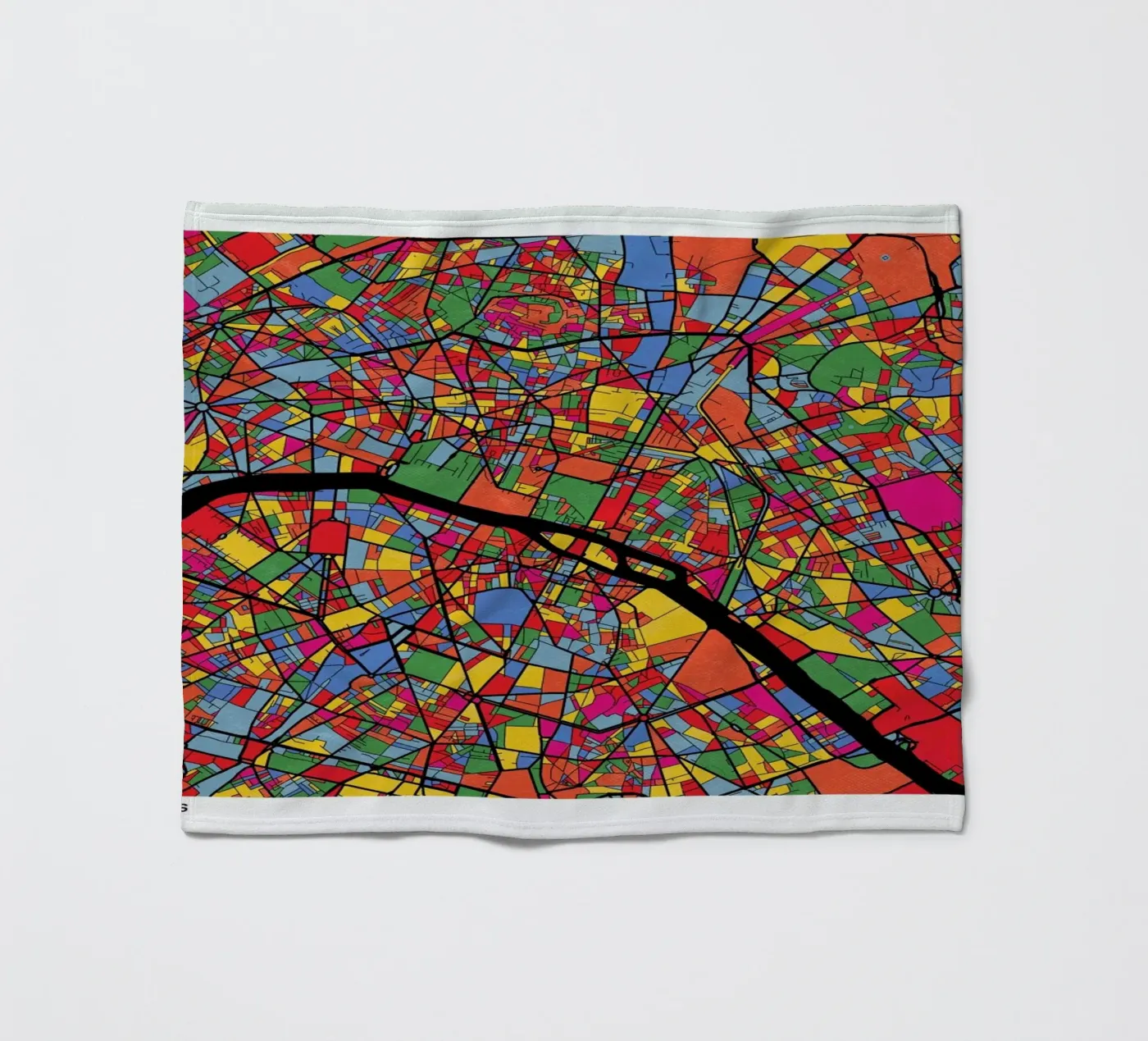 Paris fleecedeken van The Cartography Collection