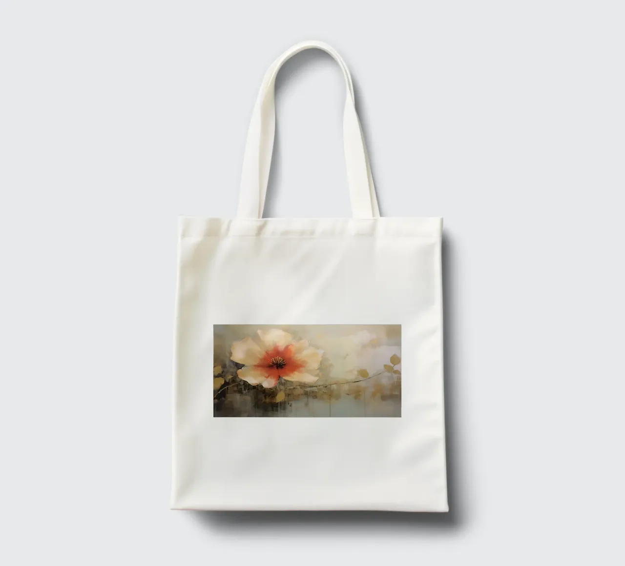 Un singolo fiore borsa in juta da Imagine