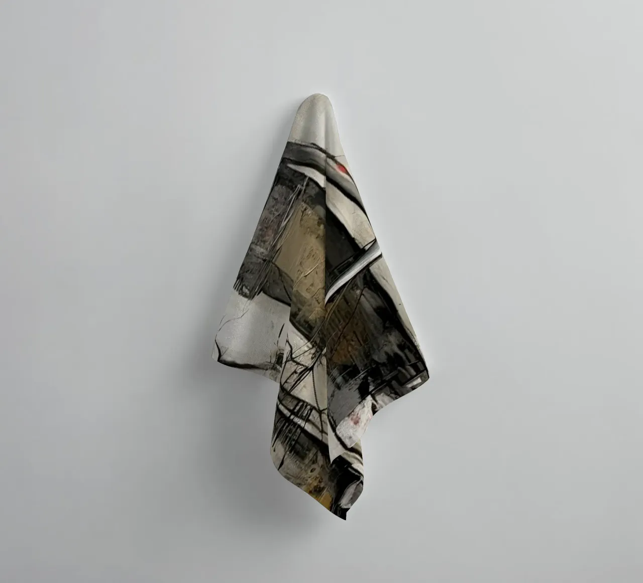 Abstract gezin badhanddoek van Imagine