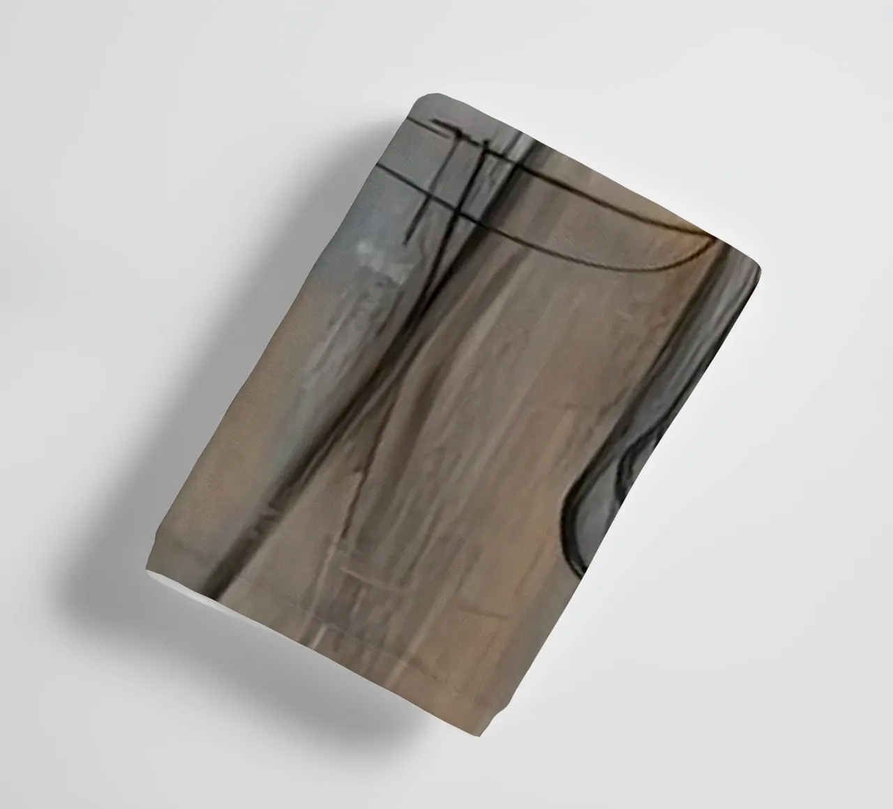 Persone astratte di colore marrone asciugamano da bagno da Imagine