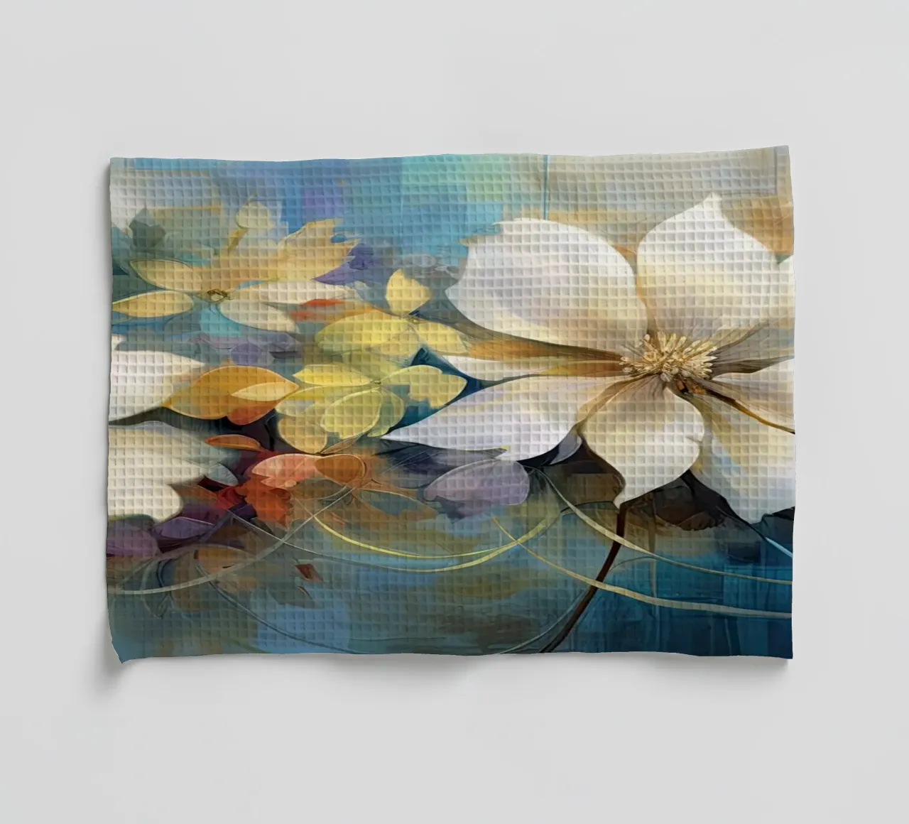 Fiori astratti canovaccio da cucina da Imagine
