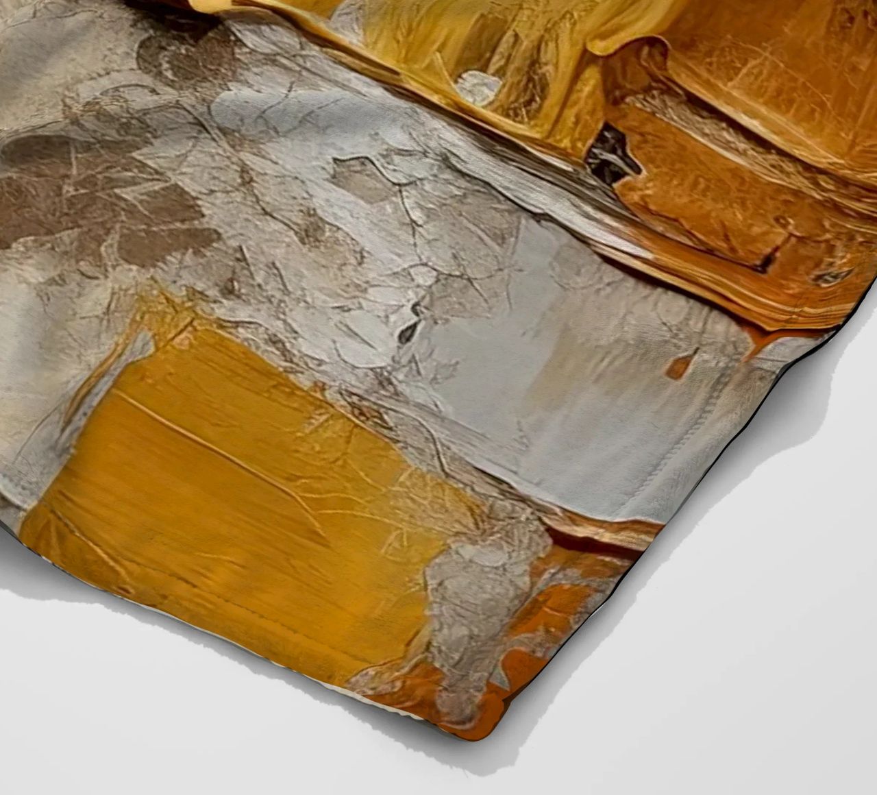 Abstrakte Pinselstriche Fleecedecke von Imagine