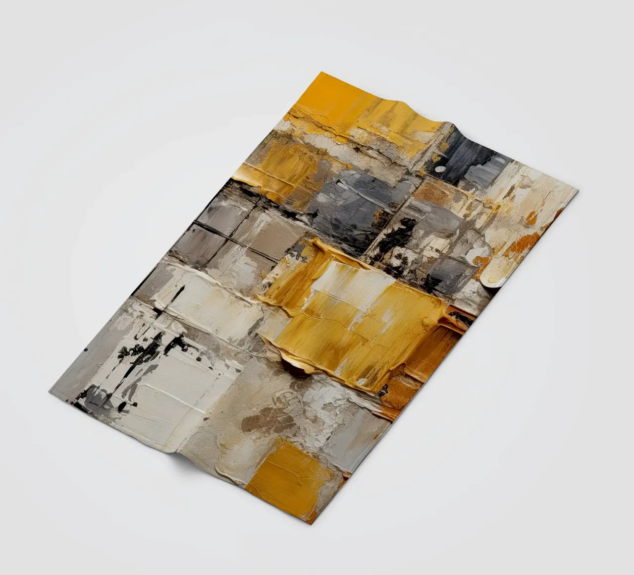 Tratti di pittura astratta coperta in pile da Imagine