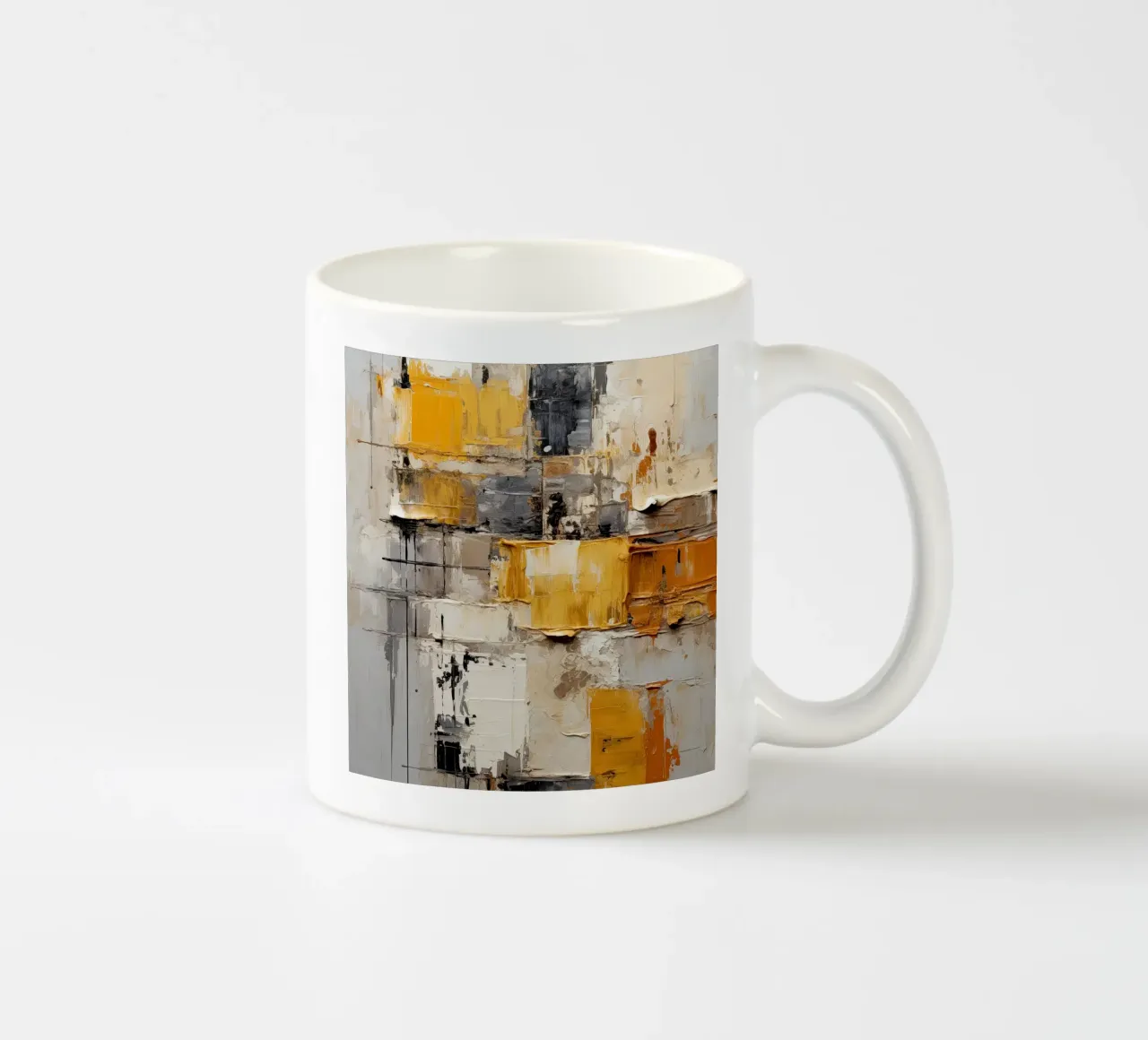 Tratti di pittura astratta tazza in ceramica da Imagine