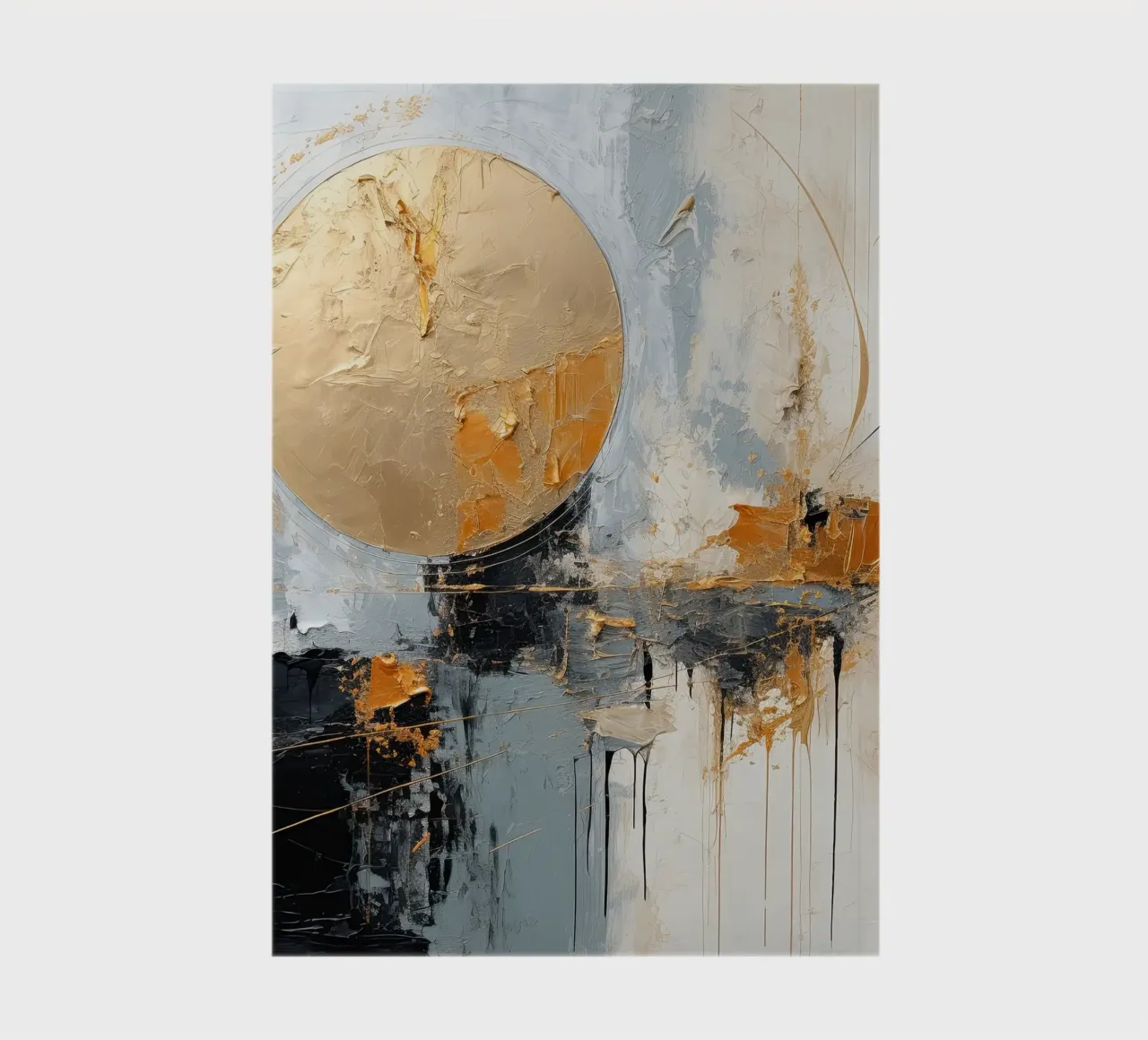 Abstract with circle notebook by Imagine