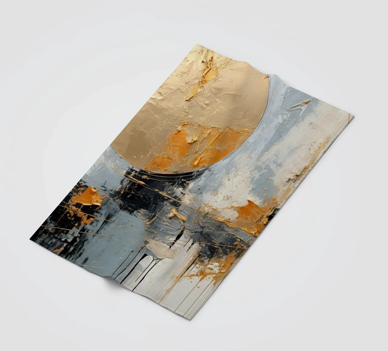Abstract with circle fleece blanket by Imagine