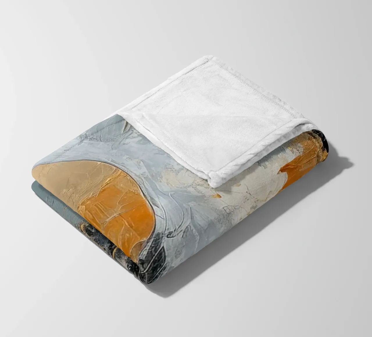 Abstract with circle fleece blanket by Imagine