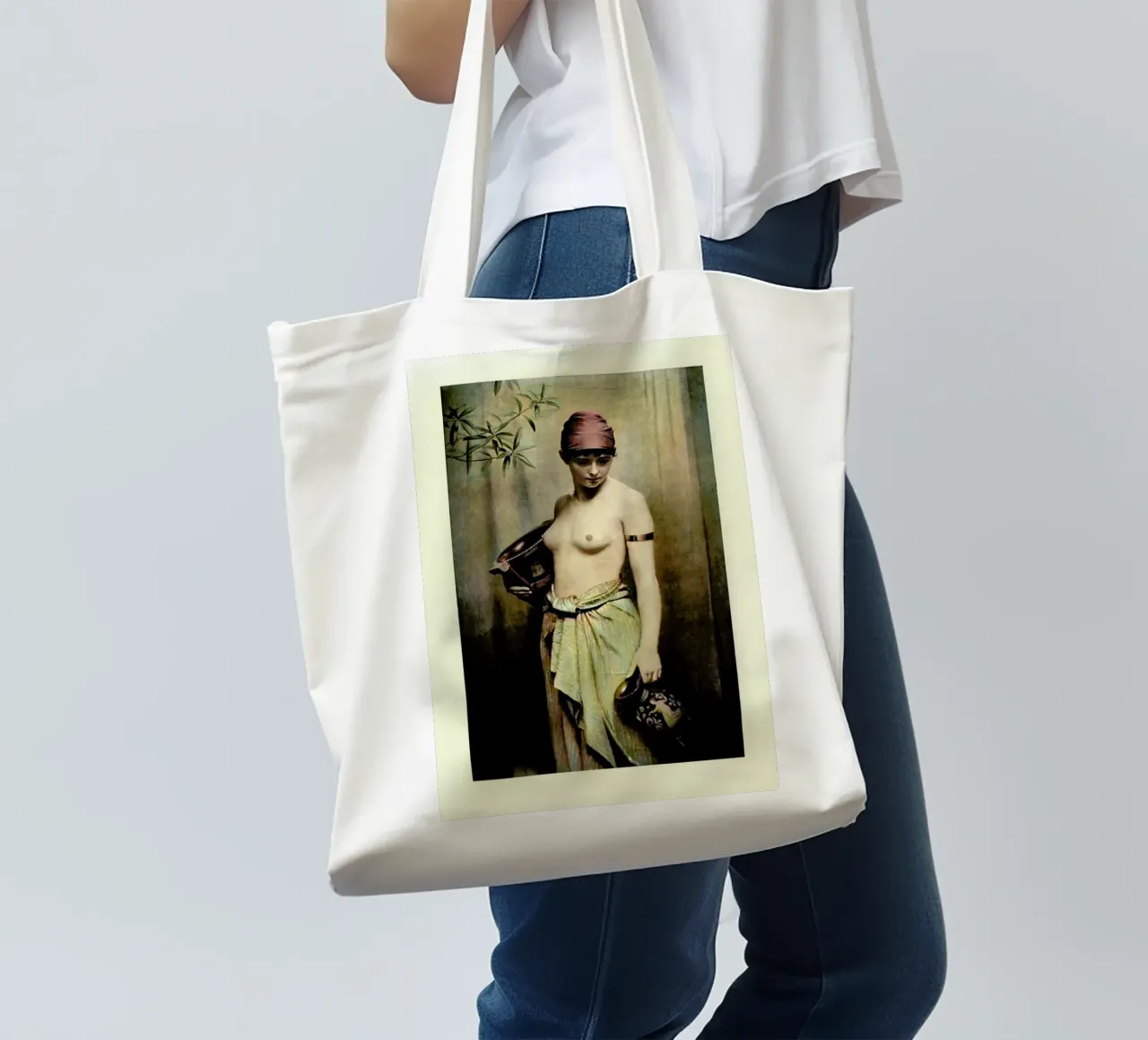 Grecian borsa in juta da Flora & Fauna