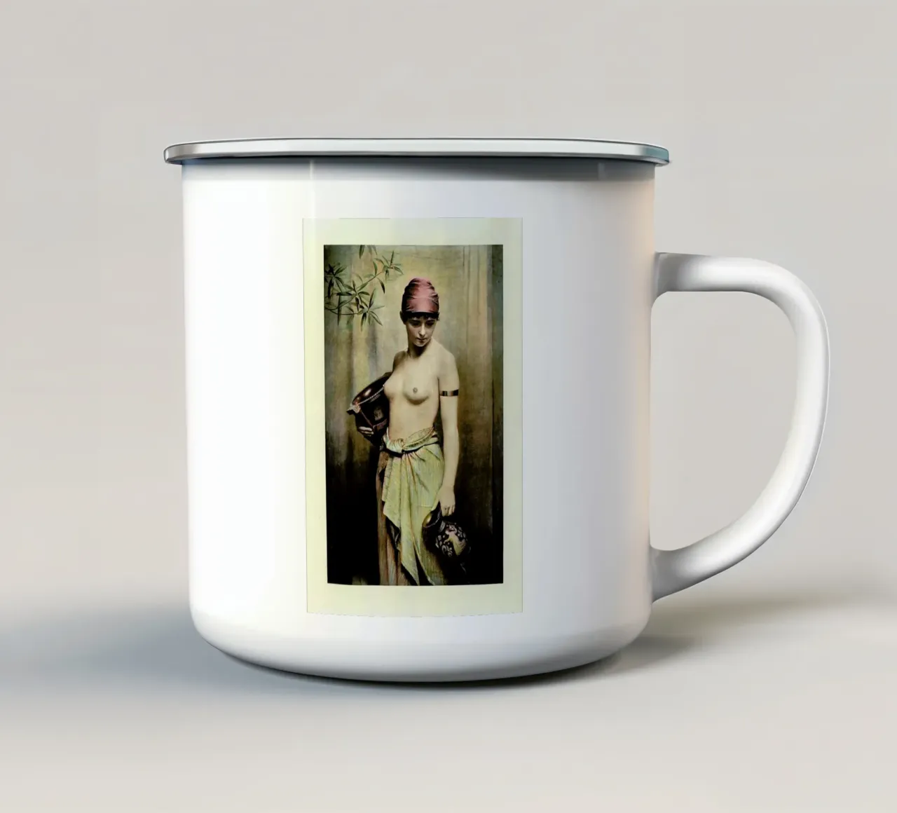 Grecian tazza in smalto da Flora & Fauna