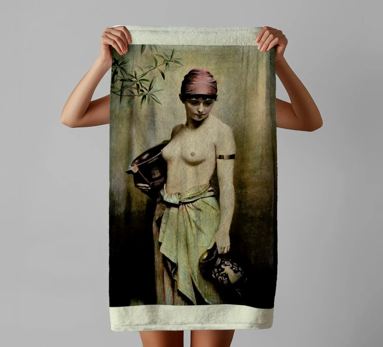 Grecian asciugamano da bagno da Flora & Fauna